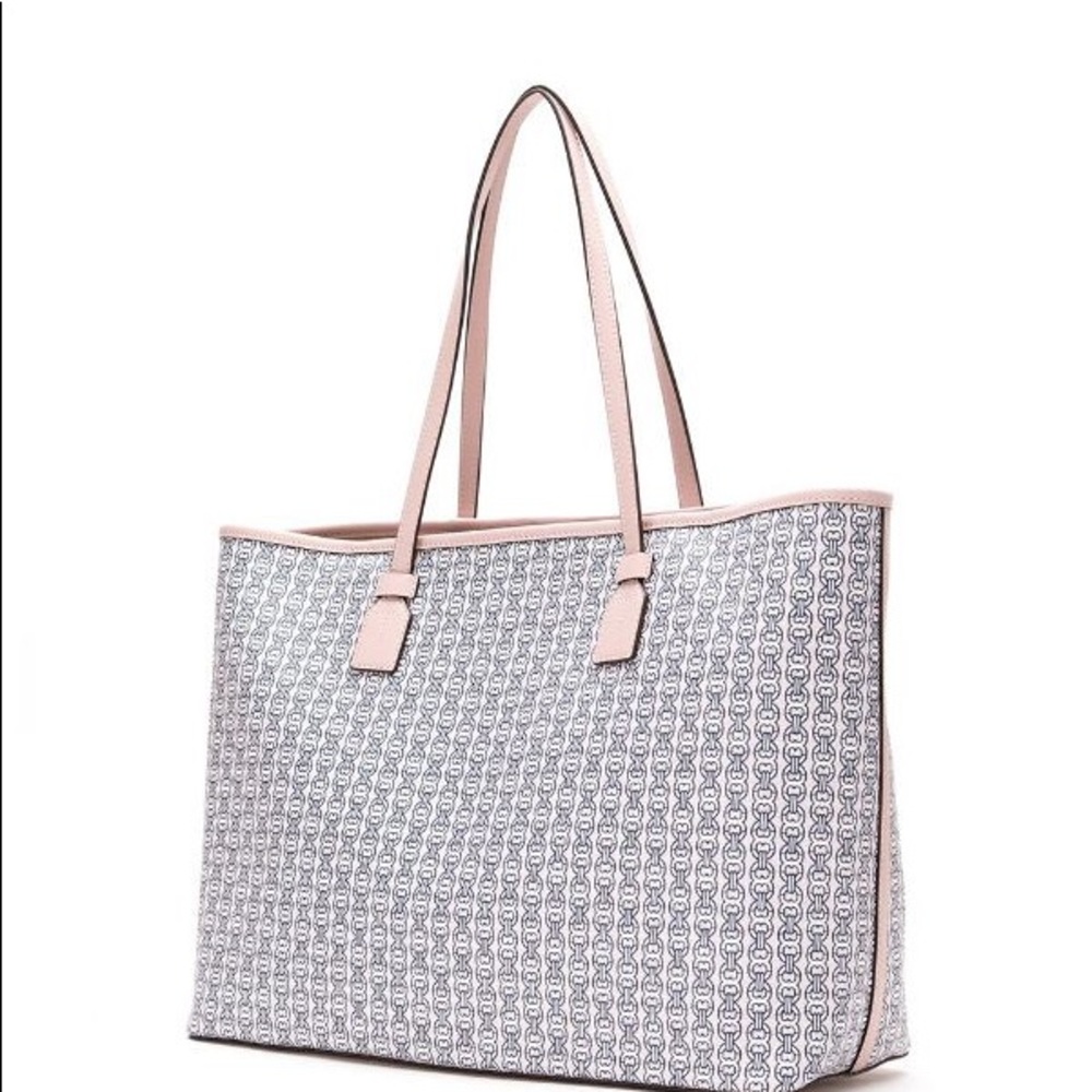 Tory Burch Gemini link canvas tote